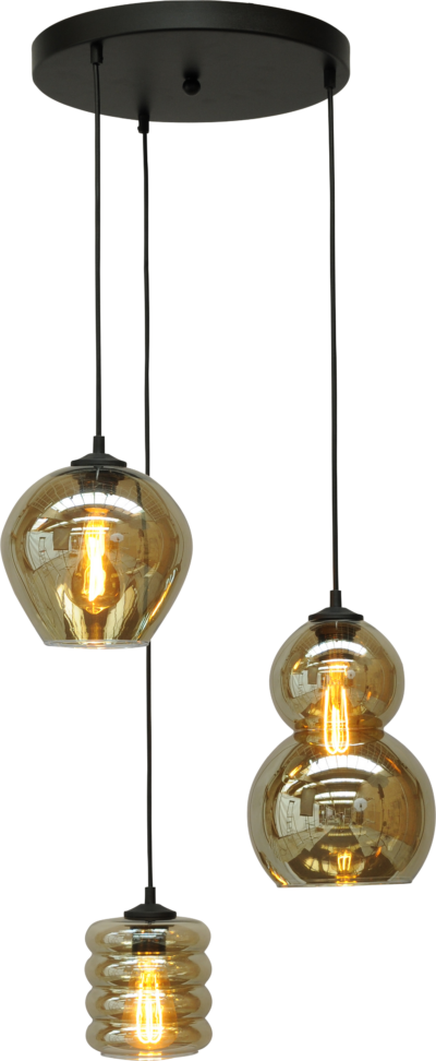 HANGLAMP-QUINTO-2262-05-35-3-05-237 Hanglamp Quinto 3-lichts Smoke