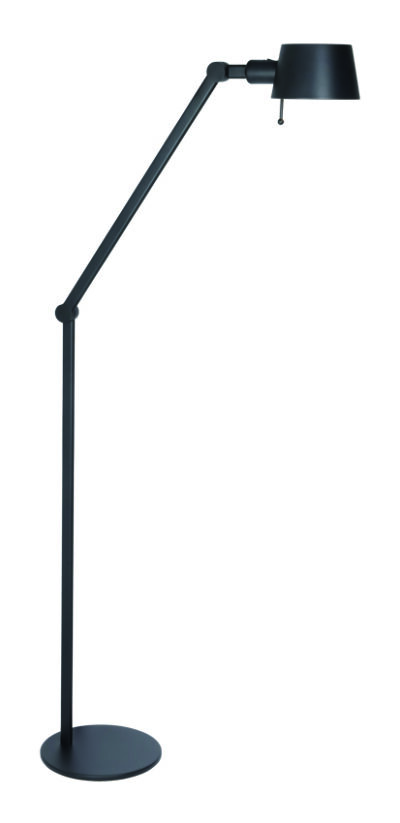 S 5741 Z Vloerlamp Sovrano 1 Knik Zwart