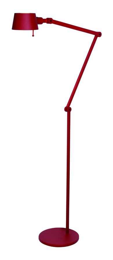 S 5742 R Vloerlamp Sovrano 2 Knik Rood