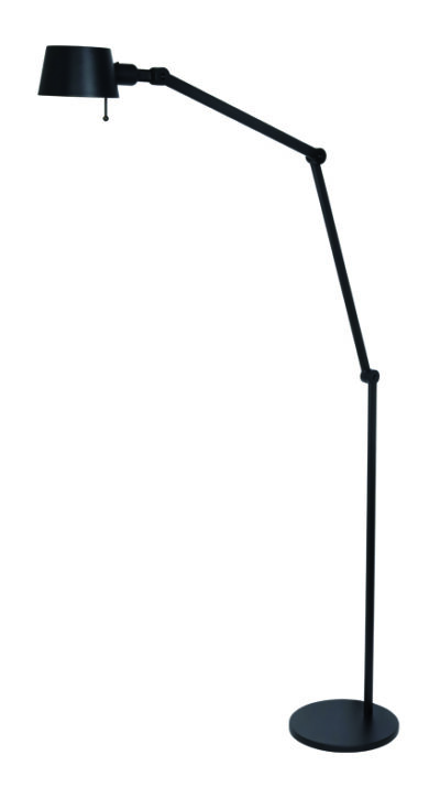 S 5742 Z Vloerlamp Sovrano 2 Knik Zwart