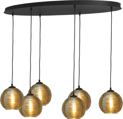 2264-05-130-50-6-6 Hanglamp Quinto 6-l Ovaal