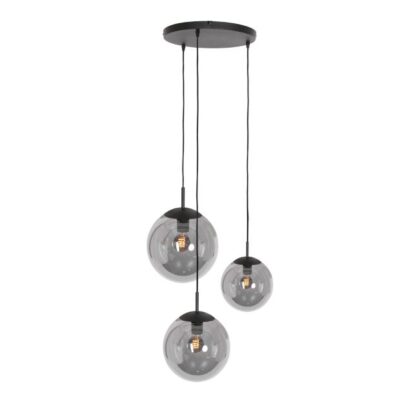 Hanglamp Bollique 3-l Zwart