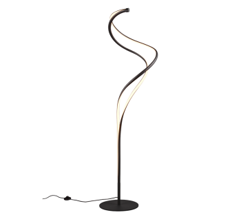 444310132 Vloerlamp Nala Zwart