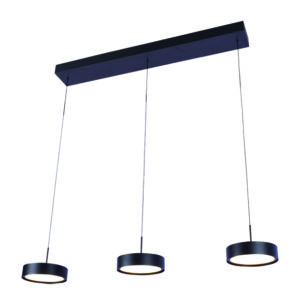 H 3403 Z Hanglamp Alieno 3l Zwart