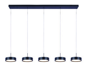 H 3405 Z Hanglamp Alieno 5l Zwart