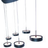 Hanglamp Alieno 6l Zwart