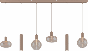 Hanglamp Tence Beige Terra 6 Lichts