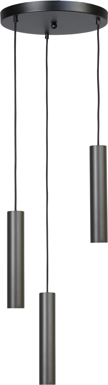 2382-05-05-35-3 Hanglamp Run 3-l Zwart