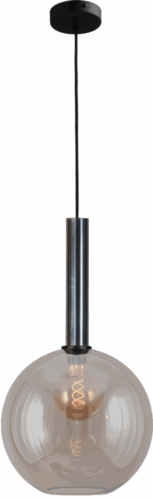 2980-66-02-30 Hanglamp Bella 1-Lichts Gold Fumée 30
