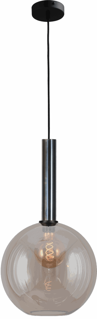 Hanglamp Bella 1-Lichts Gold Fumée 30