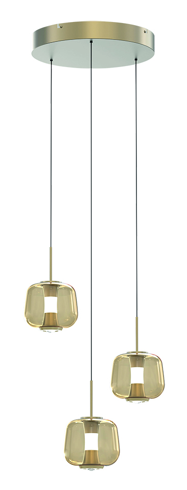 Hanglamp Rosa 3l Rond