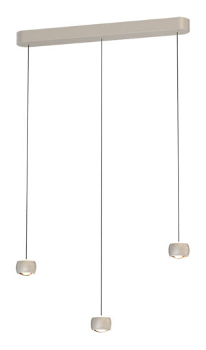 Hanglamp Cosmo Creme 3-l Recht