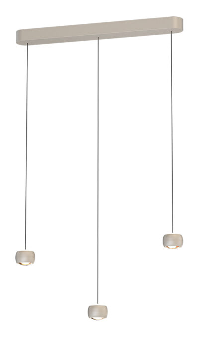Hanglamp Cosmo Creme 3-l Recht