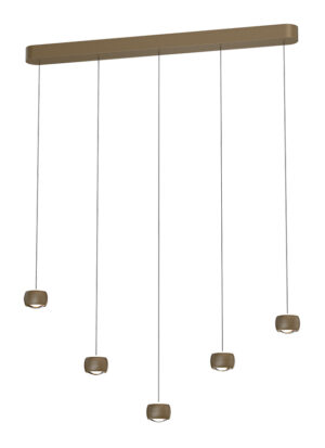Hanglamp Cosmo Brons-Goud 5-l