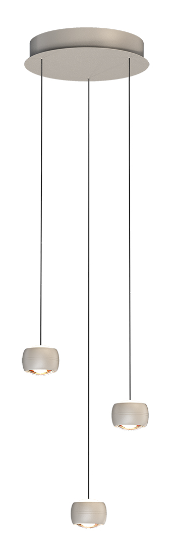 Hanglamp Cosmo Creme 3-l Rond