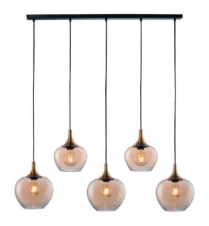 Hanglamp Fresu 5-lichts Recht