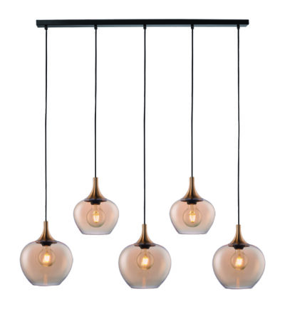 H 9605 GD Hanglamp Fresu 5-lichts Recht