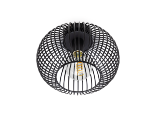 Plafondlamp Wire Zwart 30