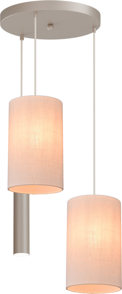 2332-36-35-3RT1-1120 Hanglamp Lisbourgh 3-Lichts Rond Beige Terra