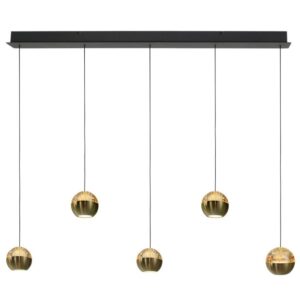 Hanglamp Belluno Messing 5 Lichts