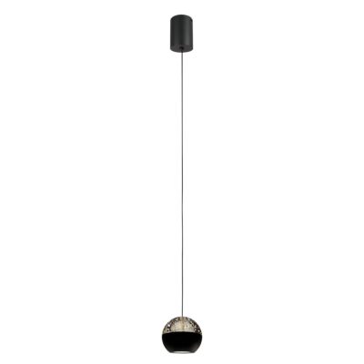 4587ZW Hanglamp Belluno Zwart 1 Lichts