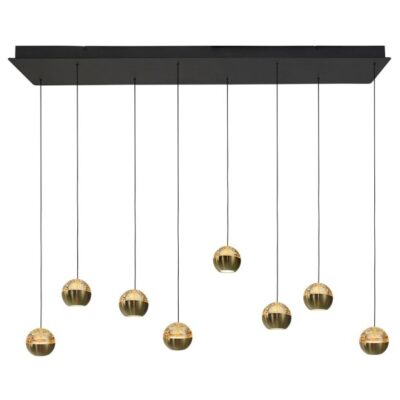 4592ME Hanglamp Belluno Messing 8 Lichts
